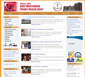 �ehit �mer Dikmen Tic. Mes. Lisesi Web Tasar�m�