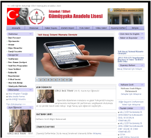 G�m��yaka Anadolu Lisesi Web Tasar�m�