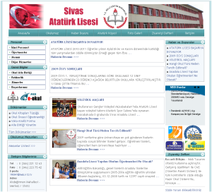 Sivas Atat�rk Lisesi Web Tasar�m�