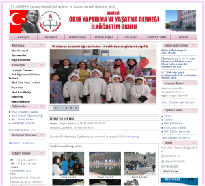 Okul Yapt�rma Ya�atma Der. �lk��retim Okulu Web Tasar�m�