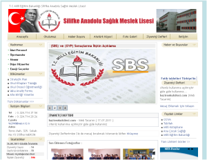 Silifke Anadolu Sa�l�k Meslek Lisesi Web Tasar�m�