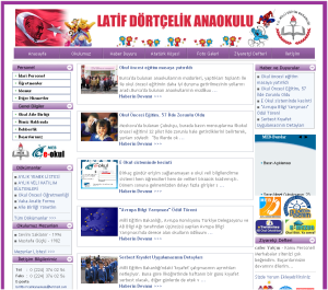 Latif D�rt�elik Anaokulu Web Tasar�m�