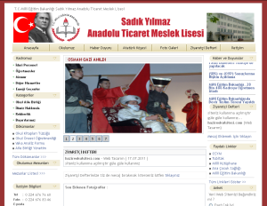Sad�k Y�lmaz Anadolu Ticaret Meslek Lisesi Web Tasar�m�