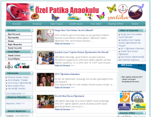 �zel Patika Anaokulu Web Tasar�m�