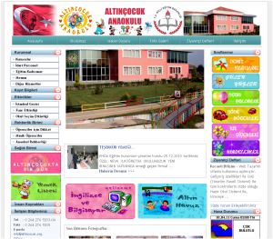 �zel Alt�n �ocuk Anaokulu Web Tasar�m�