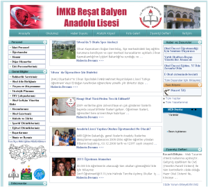 IMKB Re�at Balyen Anadolu Lisesi Web Tasar�m�