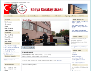 Konya Karatay Lisesi Web Tasar�m�