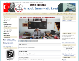 Kazan Fuat Erkmen Anadolu �mam Hatip Lisesi Web Tasar�m�