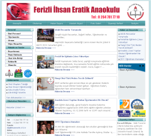 Ferizli �hsan Eratik Anaokulu Web Tasar�m�
