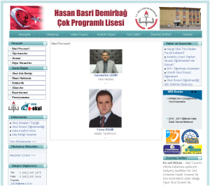 Hasan Basri Demirba� �ok Programl� Lisesi Web Tasar�m�