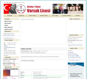 Varsak Lisesi Web Tasar�m�