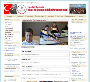 Hac� Ali Osman G�l �lk��retim Okulu Web Tasar�m�