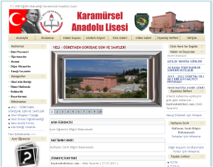 Karam�rsel Anadolu Lisesi Web Tasar�m�