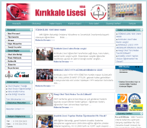 K�r�kkale Lisesi Web Tasar�m�