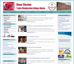 �nye Y�celer Yat�l� �lk��retim B�lge Okulu Web Tasar�m�