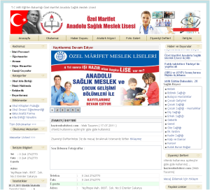 �zel Marifet Sa�l�k Meslek Lisesi Web Tasar�m�