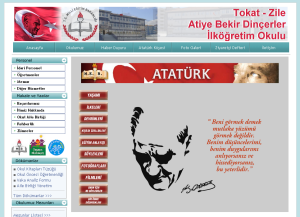 Tokat Zile Atiye Bekir Din�erler �lk��retim Okulu Web Tasar�m�