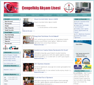 �engelk�y Ak�am Lisesi Web Tasar�m�