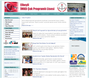 Elbeyli IMKB �ok Programl� Lisesi Web Tasar�m�