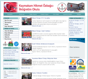 Kaymakam Hikmet �zba�c� �lk��retim Okulu Web Tasar�m�