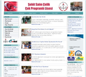 �ehit Saim �elik �ok Programl� Lisesi Web Tasar�m�