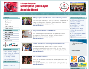 Mithatpa�a ��kr� Ayna Anadolu Lisesi Web Tasar�m�