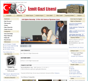 �zmit Gazi Lisesi Web Tasar�m�