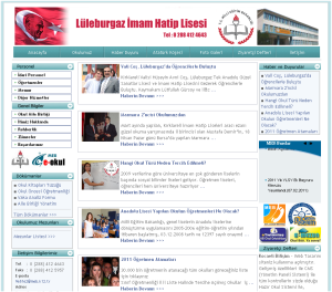 L�leburgaz �mam Hatip Lisesi Web Tasar�m�