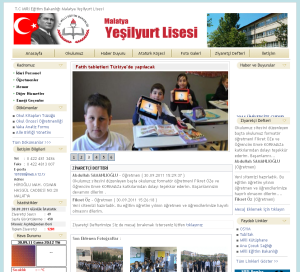 Ye�ilyurt Lisesi Web Tasar�m�