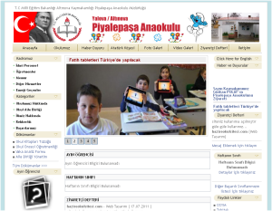 Piyalepa�a Anaokulu Web Tasar�m�