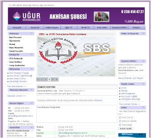 Akhisar U�ur Dershanesi Web Tasar�m�