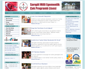 Sar�g�l Milli Egemenlik �ok Programl� Lisesi Web Tasar�m�