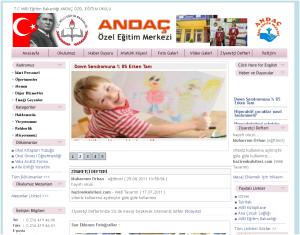Anda� �zel E�itim Okulu Web Tasar�m�