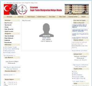 �spir Yat�l� �lk��retim B�lge Okulu Web Tasar�m�