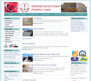 Sebahat �smet Erdem Anadolu Lisesi Web Tasar�m�