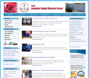 �zmit Anadolu Sa�l�k Meslek Lisesi Web Tasar�m�