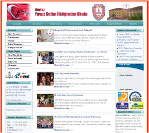 K�rfez Yavuz Selim �lk��retim Okulu Web Tasar�m�