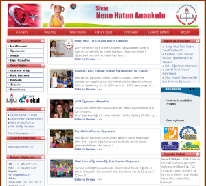 Sivas Nene Hatun Anaokulu Web Tasar�m�