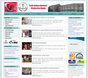 Edirne Fatih Sultan Mehmet �lk��retim Okulu Web Tasar�m�