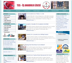�anl�urfa TES-�� Anadolu Lisesi Web Tasar�m�