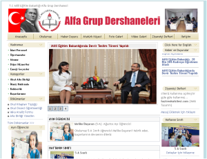 Alfa Grup Dershaneleri Web Tasar�m�