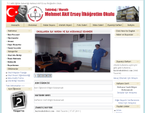 Mehmet Akif Ersoy �lk��retim Okulu Web Tasar�m�